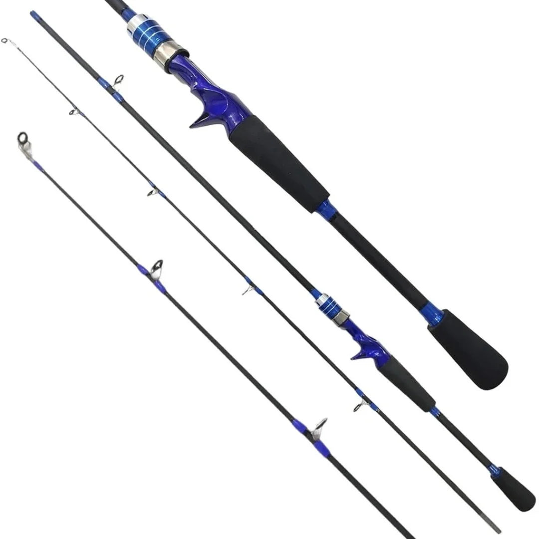 Kit of 2 Fishing Rods 1.50 metres Carbon Fibre Reel