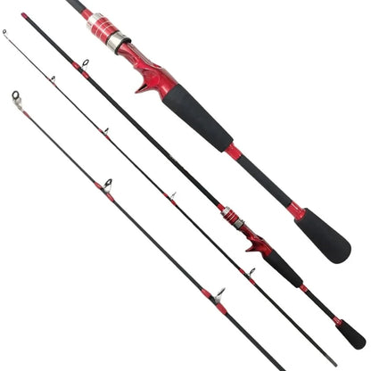Kit of 2 Fishing Rods 1.50 metres Carbon Fibre Reel