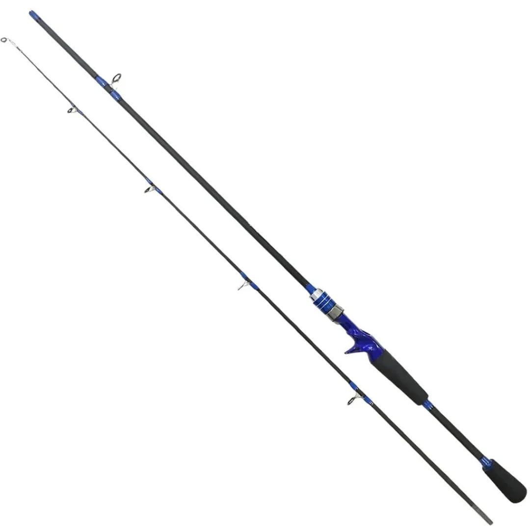 Carbon Fibre Fishing Rod 1.80mt 35lb 2 Pts Reel