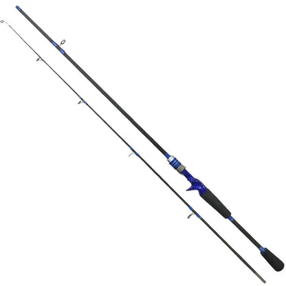 Carbon Fibre Fishing Rod 1.80mt 35lb 2 Pts Reel