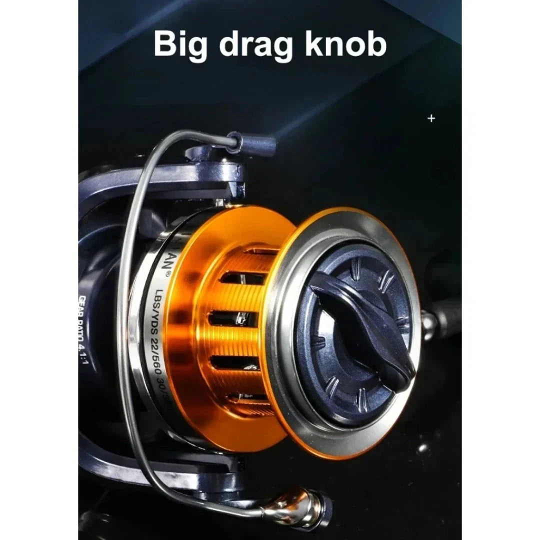 4.1:1 Drag 30kg Reel for Big Fish
