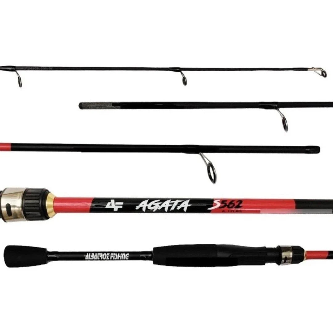 Fishing Rod Reel Carbon Albatroz Agata 1.68 M