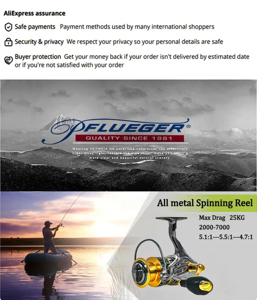 Fishing Reel Generation 2024 High Speed 25Kg Drag
