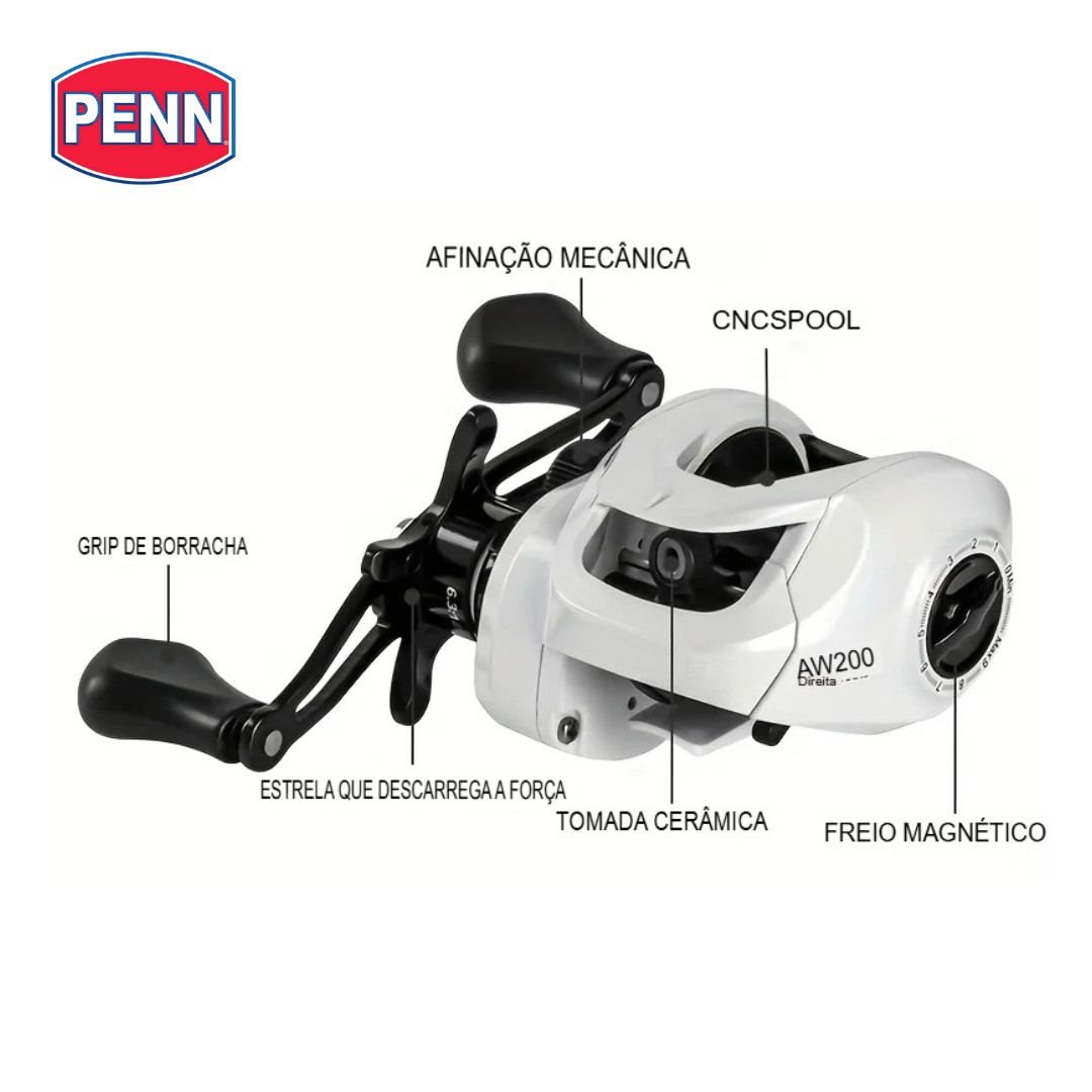 PENN AW200 8KG Drag Reel