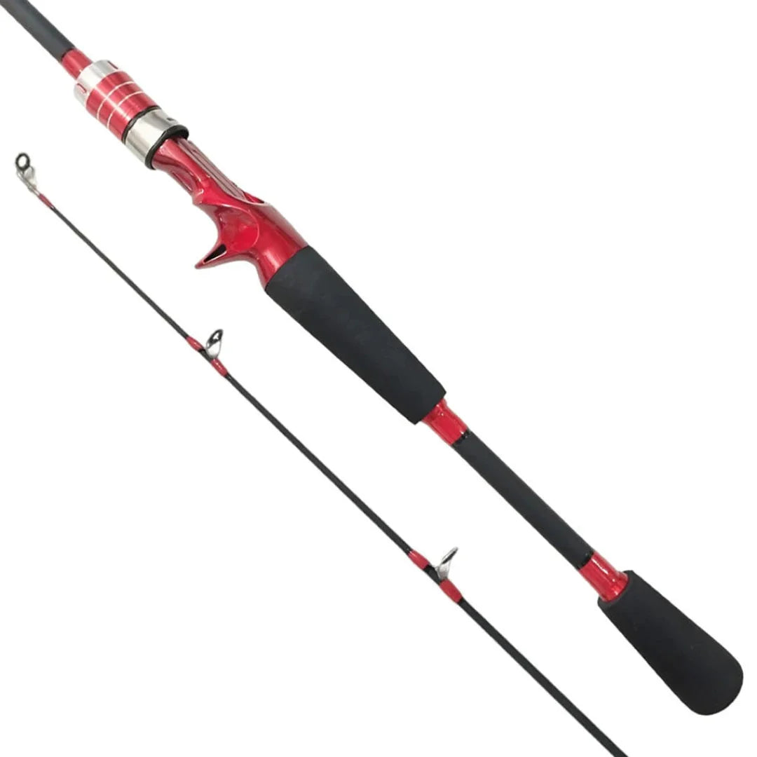 Carbon Fibre Fishing Rod 1.80mt 35lb 2 Pts Reel